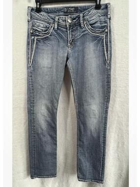 SILVER Jeans AIKO LOW STRAIGHT Women's Jeans - Size W33  L32